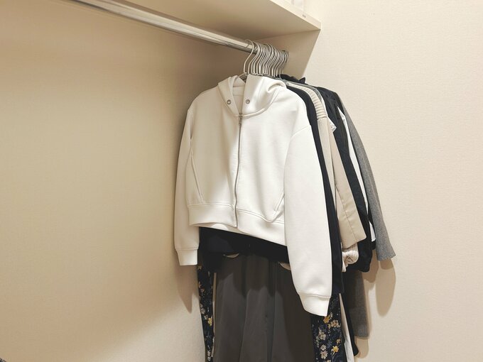 整理整頓されたクローゼット