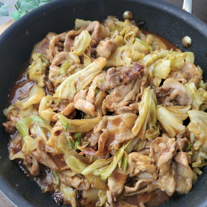 重ね蒸しでつくった回鍋肉