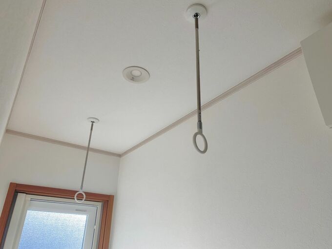 2階に設置した川口技研のホスクリーン