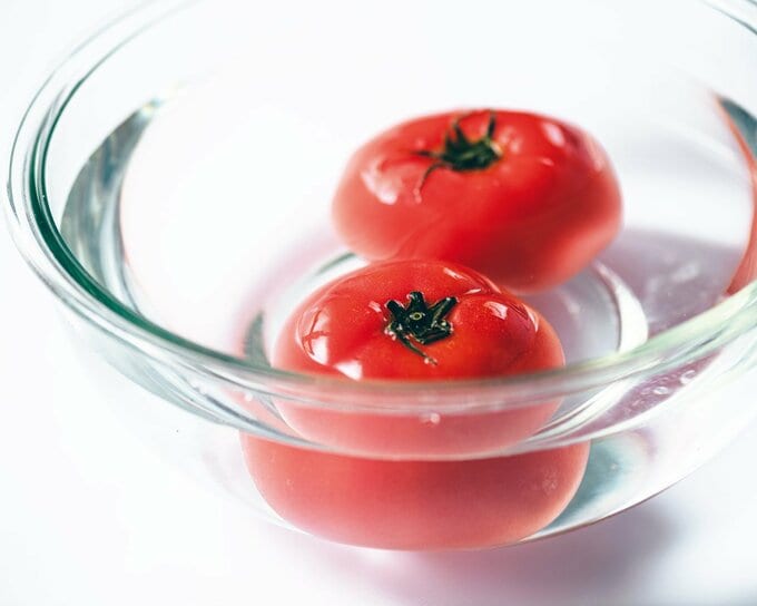 水に1分浸すだけ