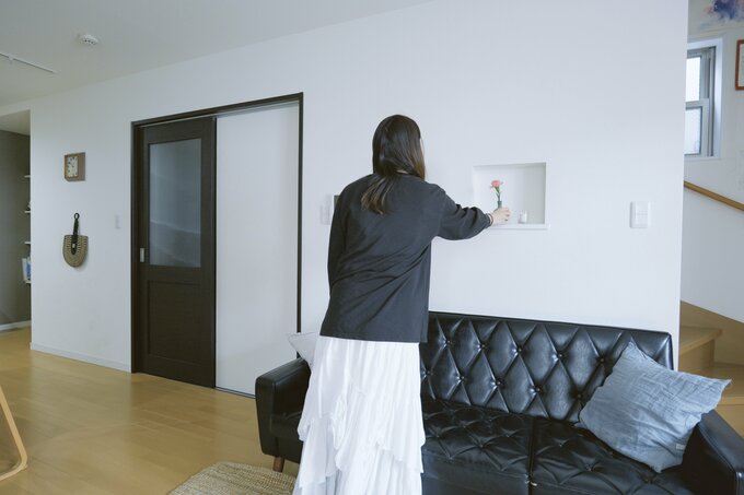 インテリアを置く様子