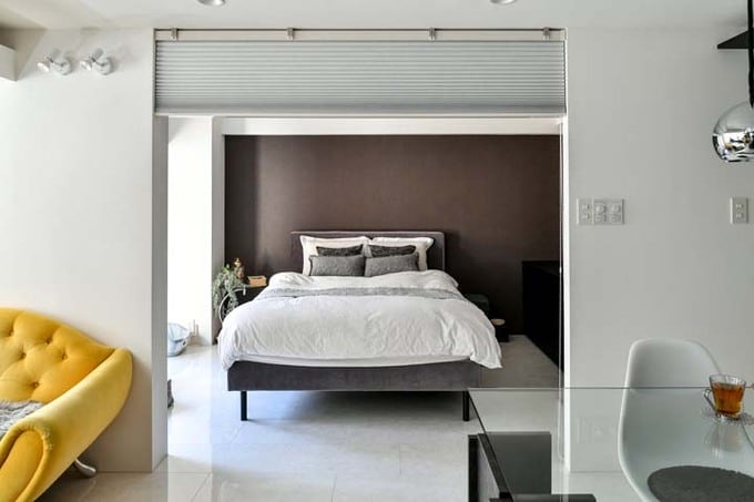 リビングから見た寝室