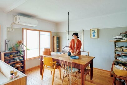 築50年の団地をゆったりリノベーション。使いやすさにこだわったキッチンの工夫とは