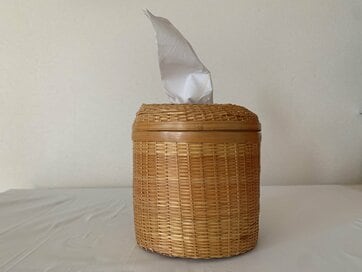 旅先で見つけた「卓上トイレットペーパーケース」。ティッシュの代わりに使えて便利！