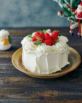本格的なクリスマスケーキがレンチンで！ホットケーキミックスで簡単