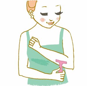 毛流れに逆らわず優しくそる
