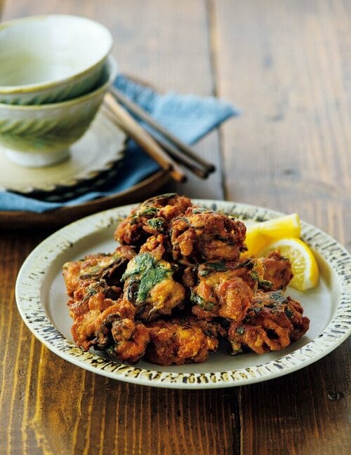 豚こまのシソ昆布つまみ揚げ