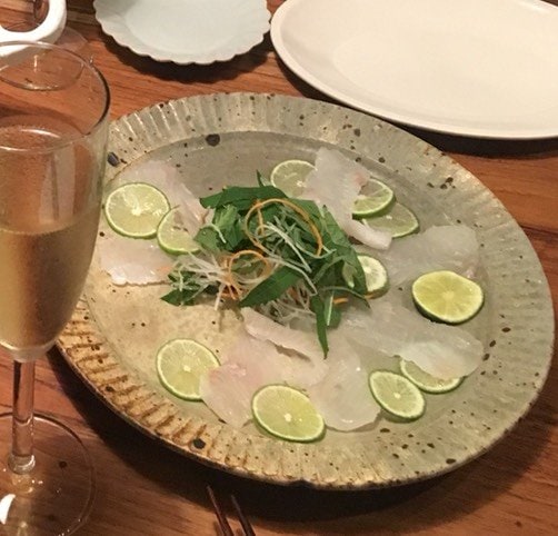 平目のカルパッチョ