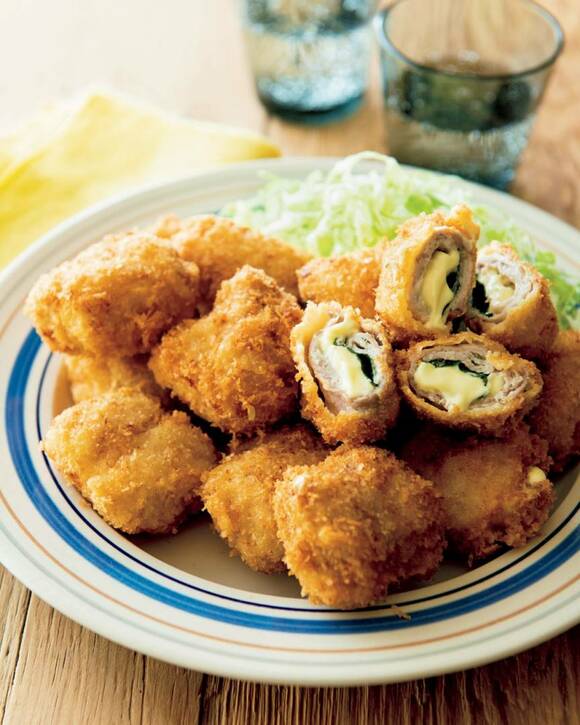 豚肉のシソチーズフライ