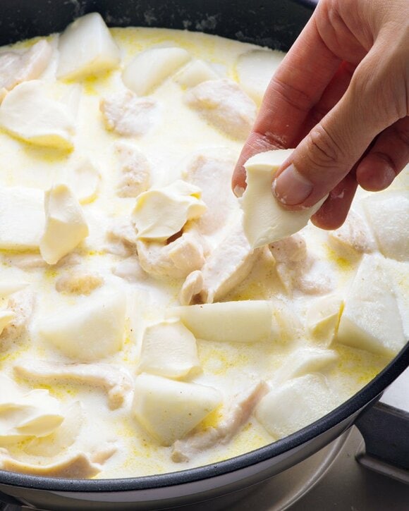 チーズと生クリーム