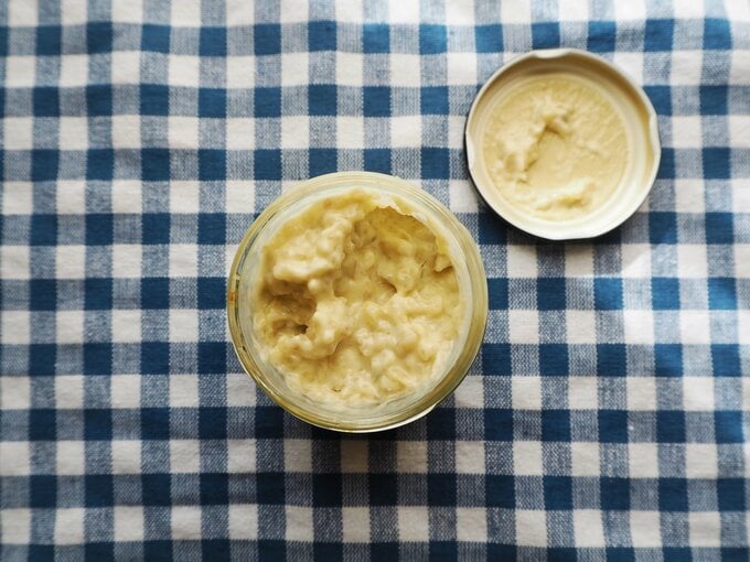 開封したわさびのタルタルソース