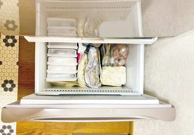 冷凍室下段