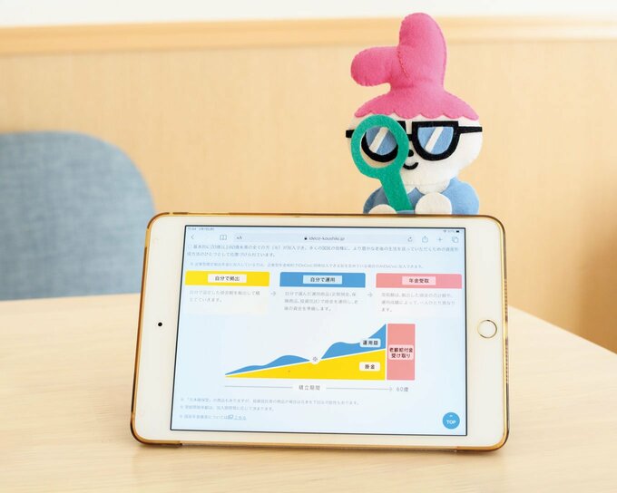 タブレット画面