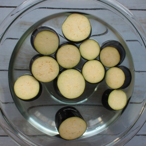 ナスの肉詰めのつくり方