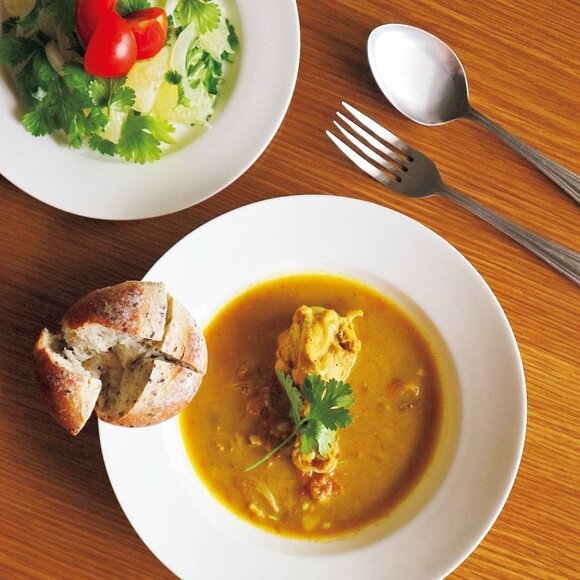 パンのせカレー