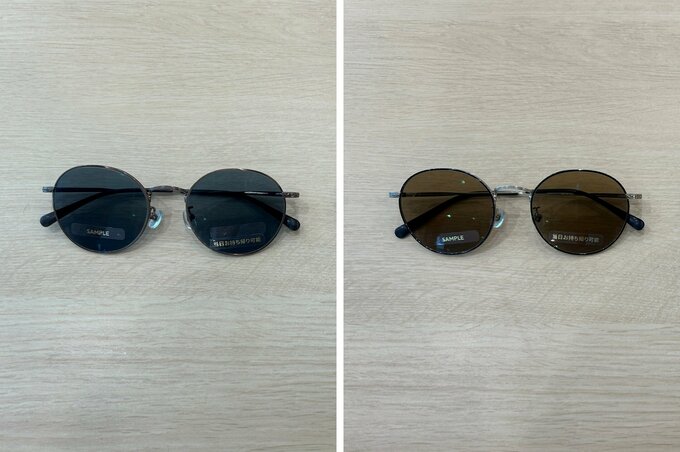 カラーレンズ比較