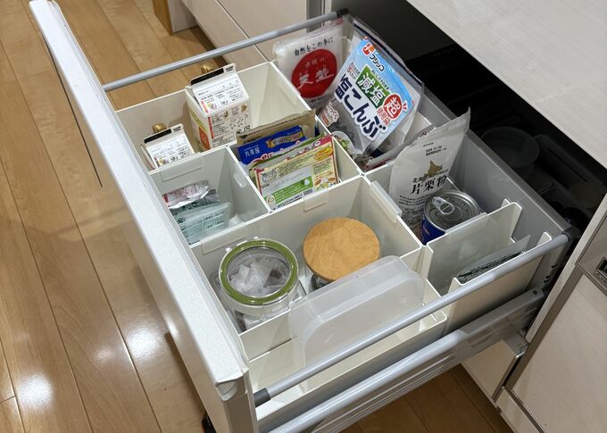 収納ボックスの様子