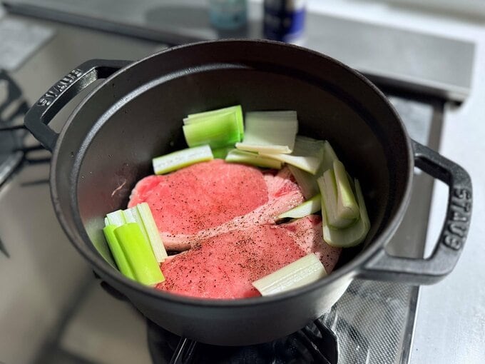 お肉と野菜の蒸焼き