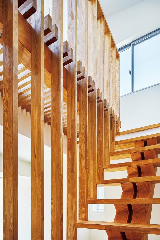 オリジナルの階段のディテール