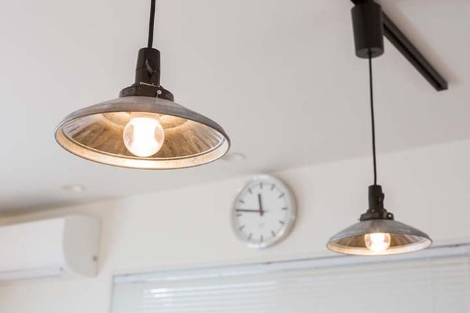 ヴィンテージ風の照明器具