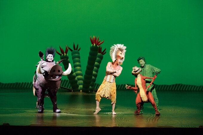 ライオンキング公演の様子