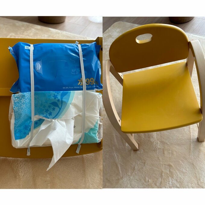 ティッシュの片付け