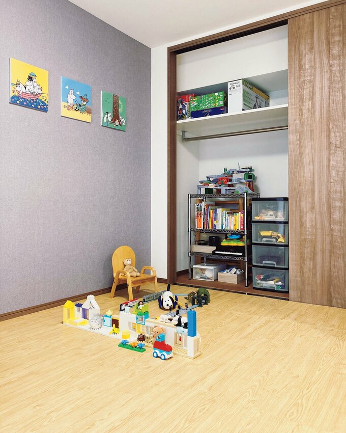 オモチャのある部屋