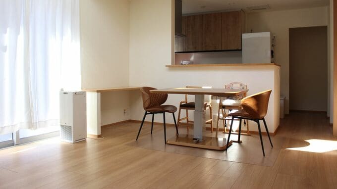 ものがないリビング