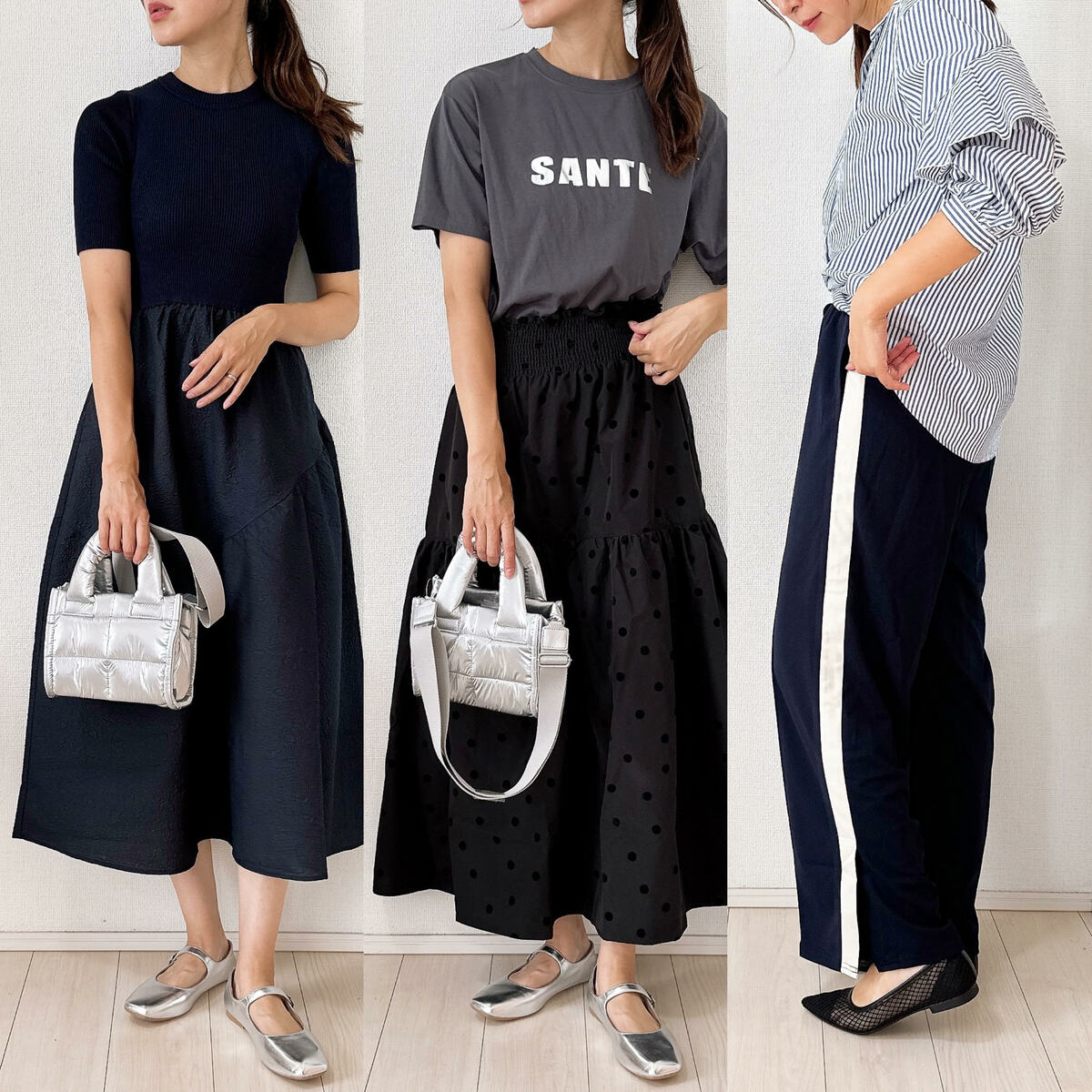 【最終値下げ】淡色コーデ　まとめ売り　35点 KOEISTORE スカート ひざ下 レディース 春 夏 春夏 黒
