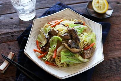 サバ缶のうま味たっぷり！リピ決定の塩焼きそば