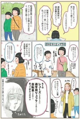 長男が中学に入学したマルサイさん。想像以上の出費に思わず絶句…！？