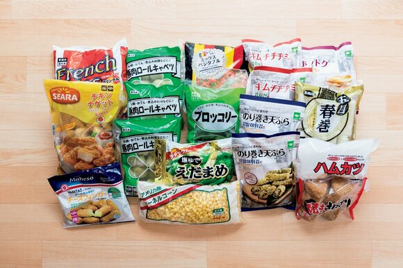 ブロッコリー枝豆など冷凍野菜