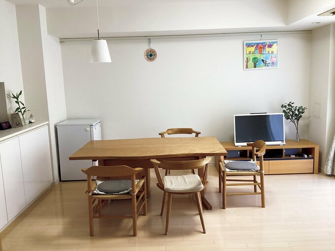 片づけ後のダイニング