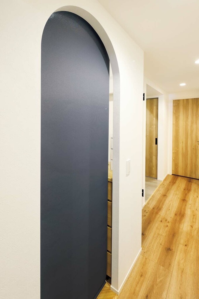 ウォークインクローゼットの入り口