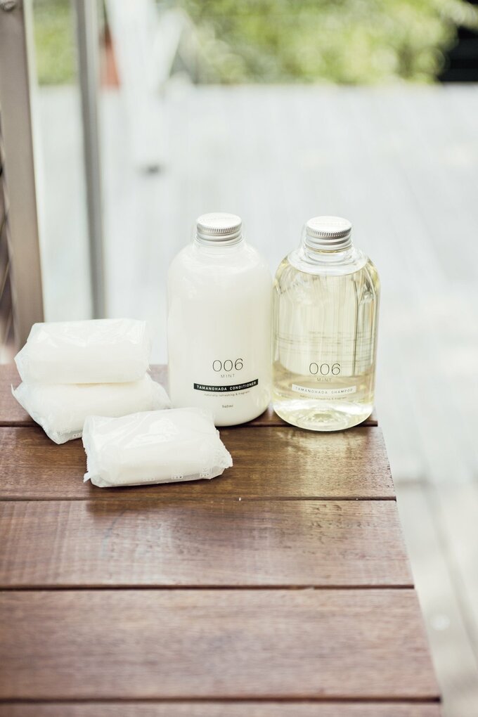 シャンプー&リンスは玉の肌