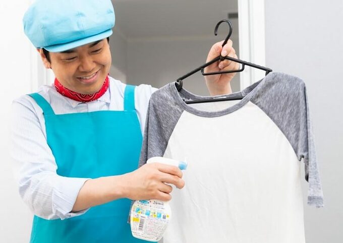 干す前のひと手間がにおい対策！