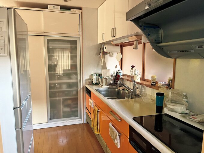 生活感のあるキッチン