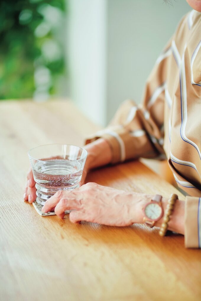 やましたさんの手元