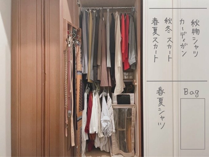 クローゼットの例