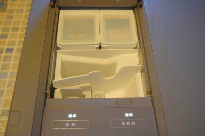 液体洗剤や柔軟剤の自動投入機能