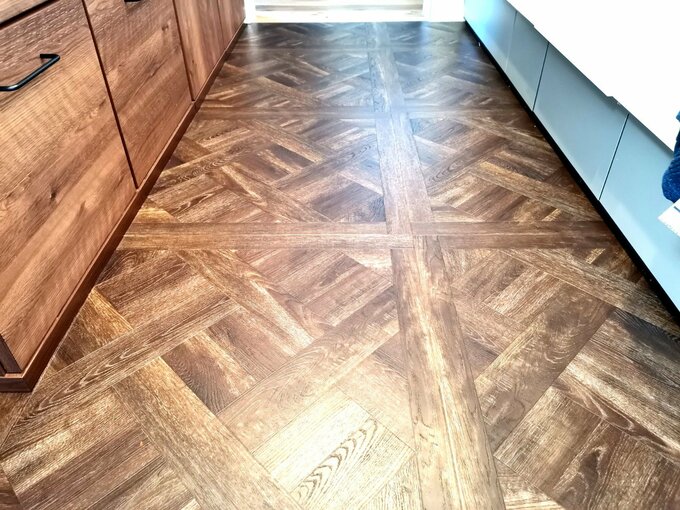 キッチン床のPタイル