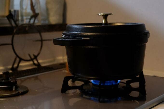 コンロにお鍋