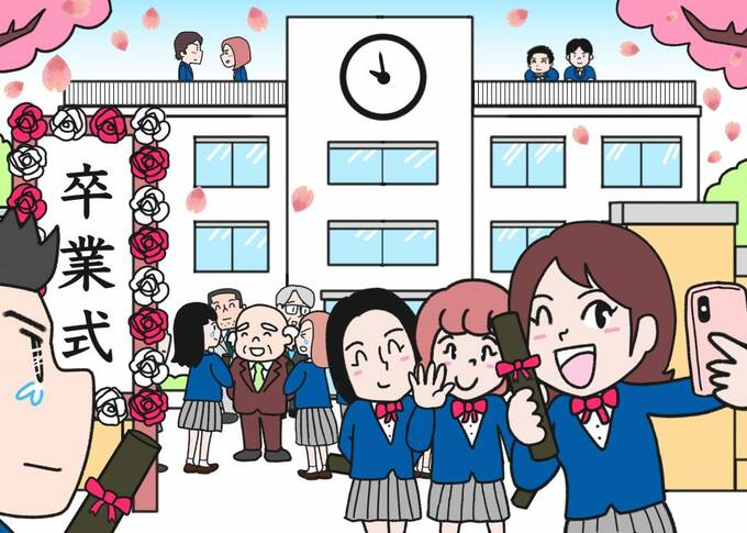 卒業式間違い探し1