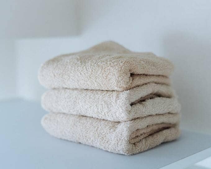 タオル積み重ね