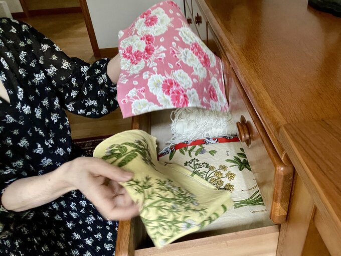 引き出しの中のストック