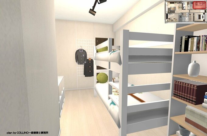 子ども部屋は学習ルームとは別にする