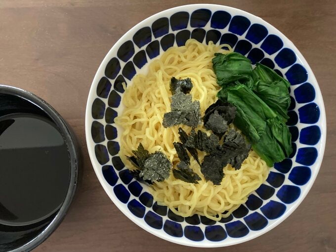 つけ麺とトッピング