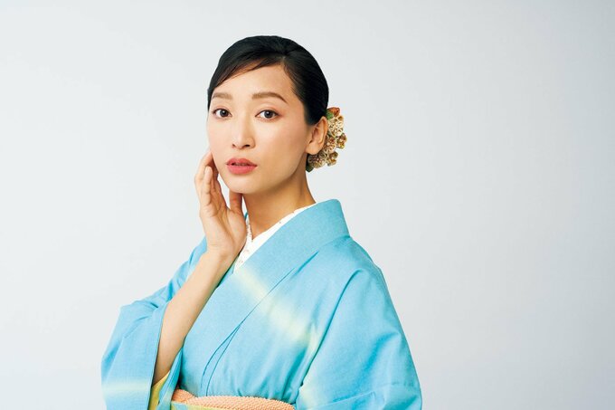 着物姿の杏さん