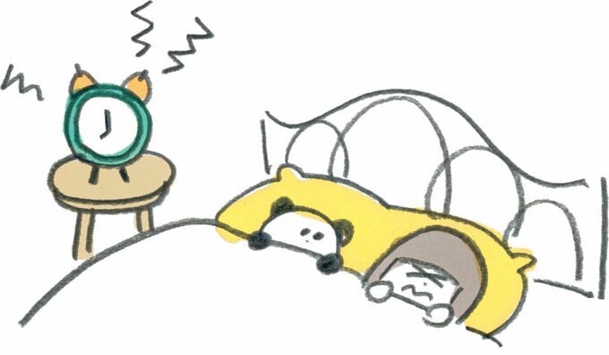 イラストお布団