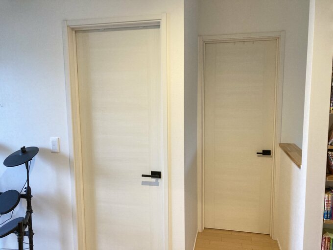 仕切った子ども部屋